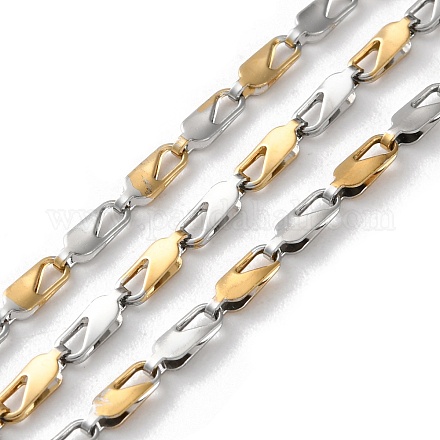 Овальные звенья цепи из нержавеющей стали 304 CHS-F020-02GP-01-1