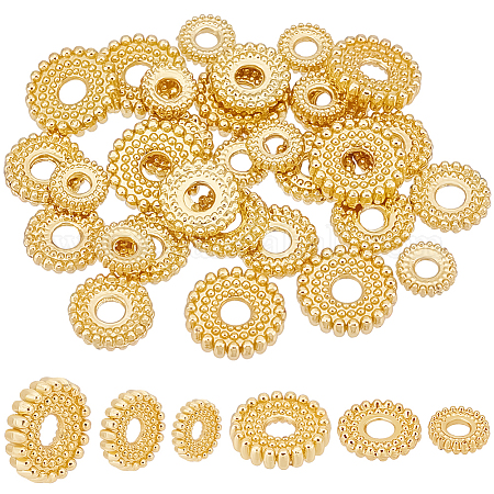 Shop PH PandaHall 60PCS 18k Gold Brass Spacers Beads for Jewelry