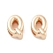 Rack Plating Alloy Pendants, Cadmium Free & Lead Free, Electroplate Nickel, Light Gold, Letter Q, 9x6.5x5mm, Hole: 1.5x2.5mm