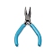 Jewelry Pliers Set, 45# Carbon Steel Pliers, for Jewelry Making, Deep Sky Blue, 12.5x5.15x1cm