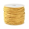 23M Waxed Cotton Thread Cords, Macrame Artisan String for Jewelry Making, with Plastic Spools, Yellow, 1mm, about 25.15 Yards(23m)/Set