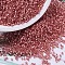 MIYUKI Delica Beads, Cylinder, Japanese Seed Beads, 11/0, (DB0684) Dyed Semi-Frosted Silver Lined Watermelon, 1.3x1.6mm, Hole: 0.8mm, about 10000pcs/bag, 50g/bag