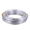 Round Aluminum Wire, Silver, 7 Gauge, 3.5mm, 500g/bundle