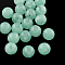 Round Imitation Gemstone Acrylic Beads, Medium Aquamarine, 12mm, Hole: 2mm, about 520pcs/500g