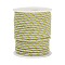 Nylon Threads, Milan Cords/Twisted Cords, Colorful, 3mm, about 21.87 Yards(20m)/Roll