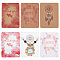 120Pcs Necklace Display Cards 6 Styles Pendant Display Cards Secure Back Earring Packing Holder Flower Patterns Cardboard for Selling Hanging Jewelry Display Retail DIY Ear Studs