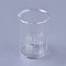Glass Beaker Measuring Cups, with Graduated Measurements, for Lab, Clear, 47.5x40x37mm, Capacity: 25ml