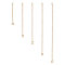 304 Stainless Steel Chain Extender, with Spring Ring Clasps, Golden, 51~155mm, 20pcs/box