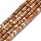 Natural Imperial Jasper Beads Strands, Dyed, Disc, Heishi Beads, Peru, 4~4.5x1.5~3mm, Hole: 1.5mm, about 164~172pcs/strand, 15.75''~16.54''(40~42cm)