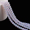 Imitation Jade Plastic Beads, Round, Thistle, 8x7.5mm, Hole: 1.4mm, about 100~104pcs/strand, 30.31''(77cm)