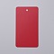 Plasitc Pendants, Rectangle, FireBrick, 90x50x0.4mm, Hole: 4mm