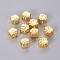Tibetan Style European Beads, Cadmium Free & Lead Free, Paw Print, Golden, 11x11x8mm, Hole: 5mm