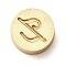 Golden Tone Brass Letter Stamps, with Black Wooden Handles, for DIY Wax Seal Stamps, Letter Z, 79.5x12x12mm