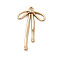 Alloy Pendants, Bowknot Charms, Lead Free & Cadmium Free, Light Gold, 32.5x20x3mm, Hole: 1.5mm, about 500pcs/1000g