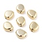 CCB Plastic Beads, Oval, Golden, 17x14.5x7mm, Hole: 1.8mm