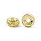 Rack Plating Alloy Spacer Beads, Disc, Light Gold, 5x2mm, Hole: 1.2mm