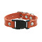 Imitation Leather & Alloy & Plastic Bracelets for Men Women, Platinum, Coral, 9-7/8 inch(25cm)
