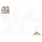 Acrylic Quilting Templates, DIY Patchwork Sewing Crafts, Mixed Shapes, 86x44x2.5mm, Hole: 2.6mm