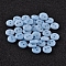 2-Hole Flat Round Resin Sewing Buttons for Costume Design, Sky Blue, 20x2mm, Hole: 1mm