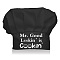 Cotton Chef Hats, Black Hat, White Pattern, Word, 70x100mm