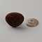 Triangle PS Plastic with Goose Down Craft Safety Nose, Doll Making Supplies, with Plastic Washers, Saddle Brown, 20mm,