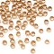 Brass Crimp Beads, Light Gold, 3.5x2mm, Hole: 2mm