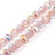 Chapelets de perles en verre électroplaqué EGLA-K015-11A-1