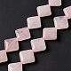 Natural Rose Quartz Beads Strands G-L254-12-5