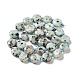 Natürliche Sesam Jaspis / Kiwi Jaspis Perlen Stränge G-NH0004-013-3