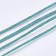 木綿糸ワックスコード  ティール  1mm  約10.93ヤード（10m）/ロール YC-R003-1.0mm-10m-275-3