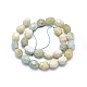 Chapelets de perles en aigue-marine naturelle G-O170-25B-2