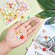 arricraft About 150 Pcs Mixed Color Resin Flower Cabochons CRES-AR0001-01-3