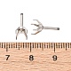 Фурнитура для сережек-гвоздиков из нержавеющей стали 304 STAS-B091-02C-06P-3
