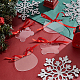 WADORN 30 Pieces Acrylic Christmas Ornaments DIY-WR0003-40-4