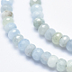 Natural Aquamarine Beads Strands G-K256-58A-4