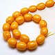 Buddhist Jewelry Beaded Findings Resin Barrel Bead Strands RESI-L002-A-D01-3
