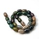 Natural Indian Agate Beads Strands G-G299-8x12mm-02-2