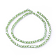 Imitation Jade Electroplate Glass Beads Strands EGLA-F001-G02-2