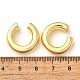 Серьги-каффы с латунным покрытием для женщин EJEW-H135-01G-02-3