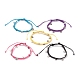 Bracelets de perles tressées en corde de polyester ciré BJEW-JB05762-1