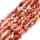Natural Red Agate Beads Strands G-K203-16-4