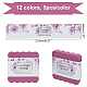 Ahandmaker 60 pcs 12 styles étiquette en papier savon fait main DIY-GA0001-75-2
