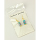 Handmade Lampwork Beads Earrings EJEW-JE00262-2