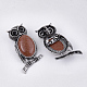 Synthetic Goldstone Brooches/Pendants G-S353-05E-2