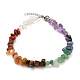 Natural Gemstone Beaded Anklets & Stretch Bracelets Jewelry Sets SJEW-JS01133-4