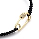 Bracelets de perles tressées en fil de nylon BJEW-JB05448-3