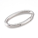 Alloy Spring Gate Rings PALLOY-WH0070-37D-P-1