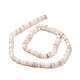 Eau douce naturelle de coquillage perles brins X-SHEL-G011-09-A02-3
