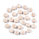 Unfinished Natural Wood European Beads WOOD-S045-143A-01-2