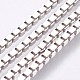 Electroplated 925 Sterling Silver Box Chains STER-I015-07A-1